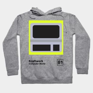 Computer World / Minimalist Style Graphic Artwork Design Hoodie